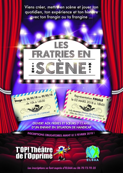 Affiche Fratries en scène